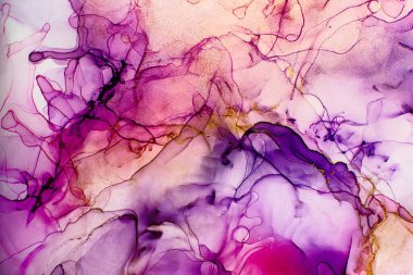 Soyut çok renkli mermer desen arkaplanı. Tasarım kağıdı, duvar kağıdı. Akrilik boyaları karıştırıyorum. Modern akışkan sanat. Alkol Mürekkebi Deseni