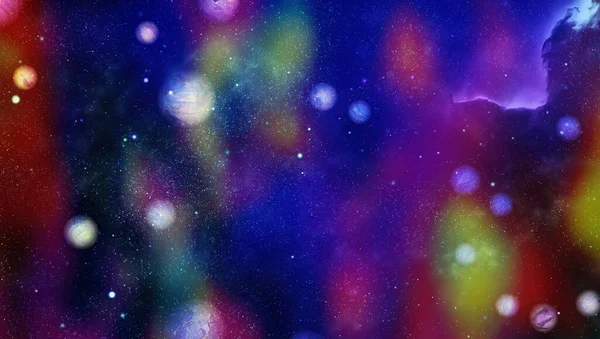 Traveling through star fields in galaxy space as a supernova colorful light glowing.Space Nebula blue background moving motion graphic with stars space rotation nebula