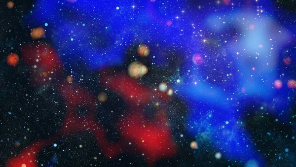 Traveling through star fields in galaxy space as a supernova colorful light glowing.Space Nebula blue background moving motion graphic with stars space rotation nebula