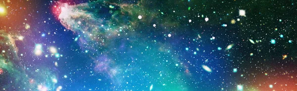 神秘的な美しい空間 忘れられない多様な宇宙背景Nasaが提供するこの画像の要素 — ストック写真