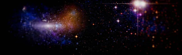 Nebulosa Och Galaxer Rymden Rymden Många Ljusår Långt Från Jorden — Stockfoto