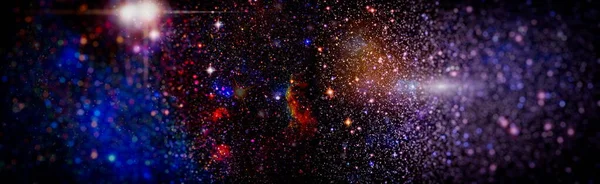 Nebula Galaksiler Uzayda Uzayda Dünya Dan Birçok Işık Yılı Uzakta — Stok fotoğraf