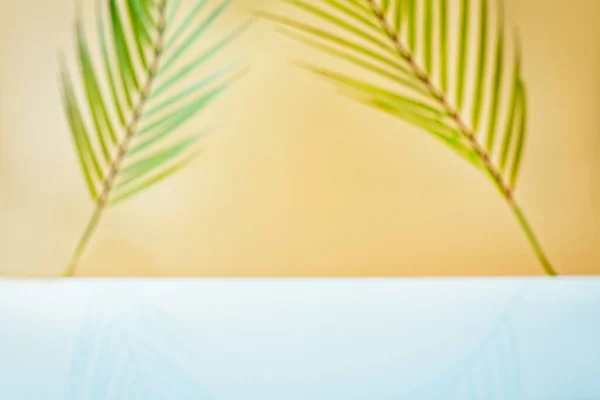 Design Banner Ads Summer Season Display Concept Abstract Blur Tropical — Stock Photo, Image