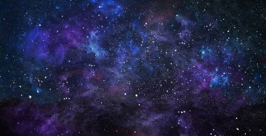 Yüksek çözünürlüklü yıldız alanı. Yıldızlı uzay arka plan dokusu. Renkli Yıldızlı Gece Gökyüzü Dış Uzay arkaplanı