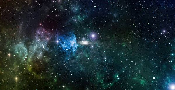 Galaxy outer space sky night universe black starry background of starfield , Infinite space background with nebulas and stars.