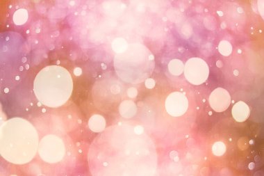 Doğal Bokeh ve parlak altın ışık şenlikli arka plan. Vintage sihirli arka plan rengi ile