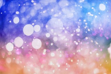 Doğal Bokeh ve parlak altın ışık şenlikli arka plan. Vintage sihirli arka plan rengi ile