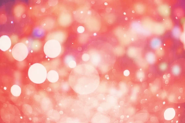 Festive Background With Natural Bokeh And Bright Golden Lights. Vintage Magic Background With Color — Stock Photo, Image