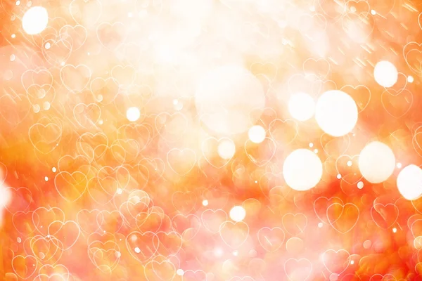 Festive Background With Natural Bokeh And Bright Golden Lights. Vintage Magic Background With Color — Stock Photo, Image