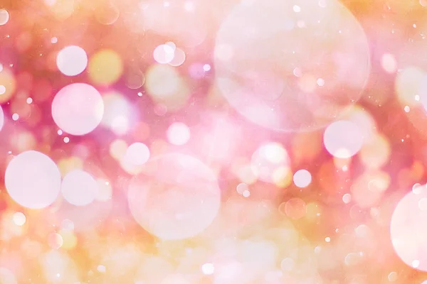 Festlicher Hintergrund mit natürlichem Bokeh und leuchtend goldenen Lichtern. Vintage magischen Hintergrund mit Farbe — Stockfoto