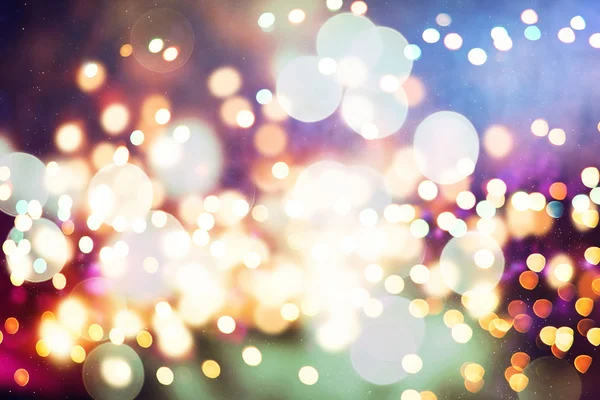 Festive Background with Natural Bokeh and Bright Golden Lights. Винтажный волшебный фон с цветом — стоковое фото