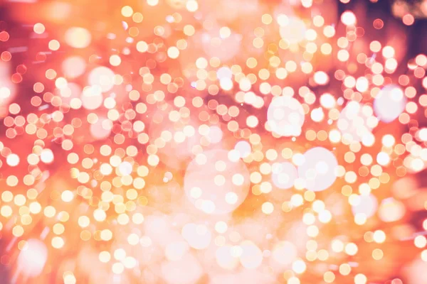 Festive Background With Natural Bokeh And Bright Golden Lights. Vintage Magic Background With Color — Stock Photo, Image