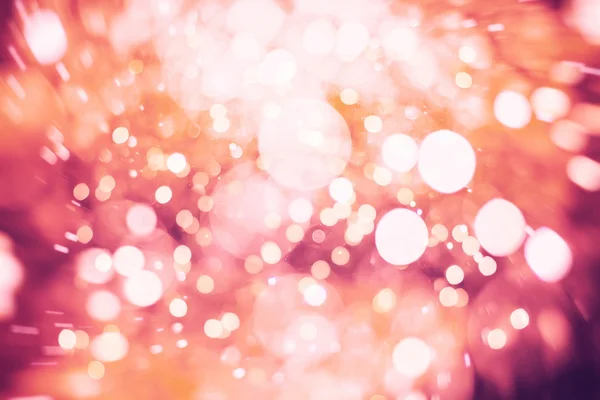 Festlicher Hintergrund mit natürlichem Bokeh und leuchtend goldenen Lichtern. Vintage magischen Hintergrund mit Farbe — Stockfoto