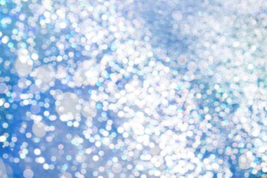 Bokeh ışıkları ve yıldız desenli şenlikli soyut arkaplan