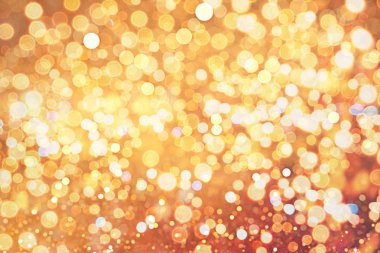 Bokeh ışıkları ve yıldız desenli şenlikli soyut arkaplan