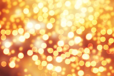 Bokeh ışıkları ve yıldız desenli şenlikli soyut arkaplan