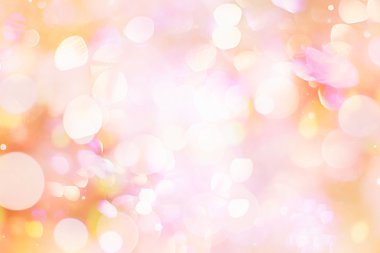 Bokeh ışıkları ve yıldız desenli şenlikli soyut arkaplan