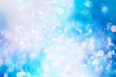 Bokeh ışıkları ve yıldız desenli şenlikli soyut arkaplan