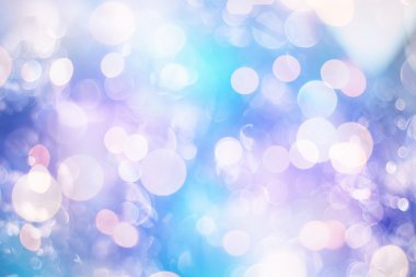 Bokeh ışıkları ve yıldız desenli şenlikli soyut arkaplan