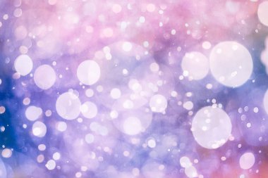 Bokeh ışıkları ve yıldız desenli şenlikli soyut arkaplan