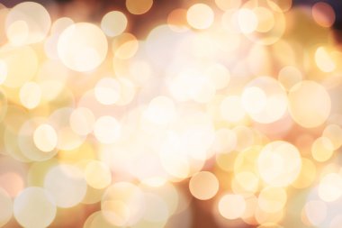 Bokeh ışıkları ve yıldız desenli şenlikli soyut arkaplan