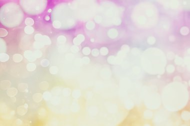 Bokeh ışıkları ve yıldız desenli şenlikli soyut arkaplan