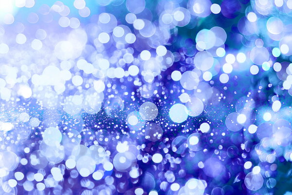 Festive elegant abstract background with bokeh lights and stars Texture