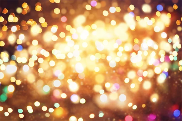 Festive elegant abstract background with bokeh lights and stars Texture — Stock Photo, Image