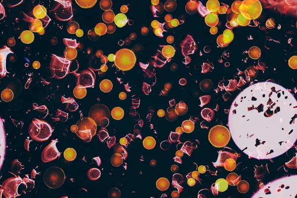 Праздничный элегантный абстрактный фон с боке огней и текстурой звезд — стоковое фото