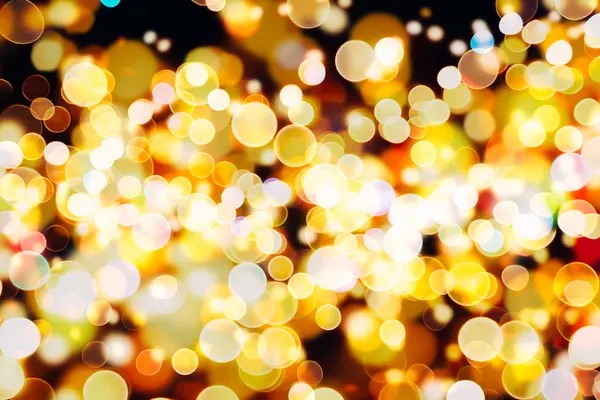 Fundo abstrato elegante festivo com luzes bokeh e textura de estrelas — Fotografia de Stock