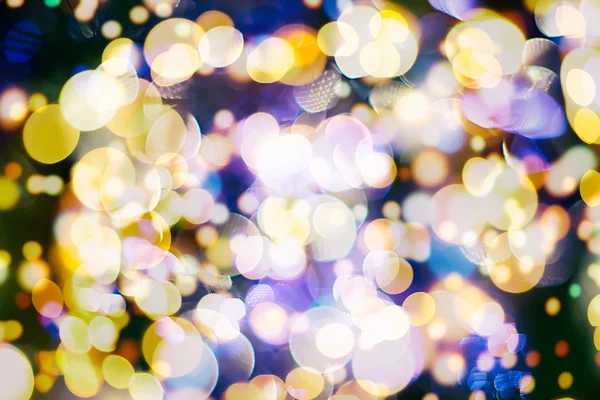 Fundo abstrato elegante festivo com luzes bokeh e textura de estrelas — Fotografia de Stock