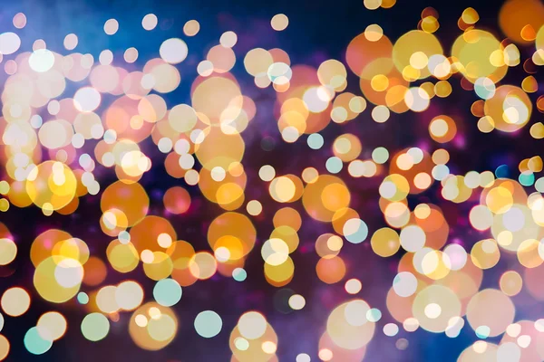 Festive elegant abstract background with bokeh lights and stars Texture — Stock Photo, Image