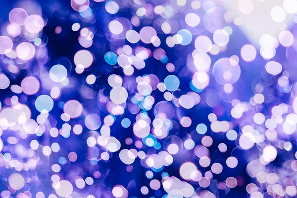 Bokeh ışıkları ve yıldız desenli şenlikli soyut arkaplan — Stok fotoğraf