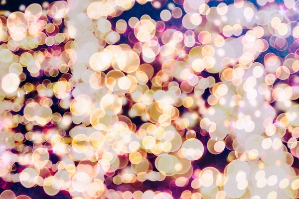 节庆典雅的抽象背景，灯火通明，星光斑斓 — 图库照片