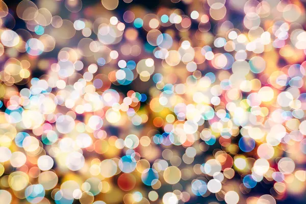 Festive elegant abstract background with bokeh lights and stars Texture — Stock Photo, Image