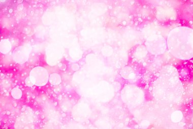 Bokeh ışıkları ve yıldız desenli şenlikli soyut arkaplan