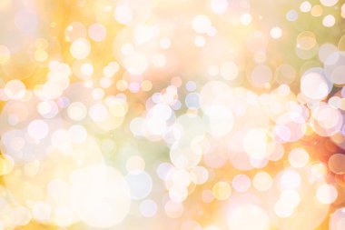 Bokeh ışıkları ve yıldız desenli şenlikli soyut arkaplan