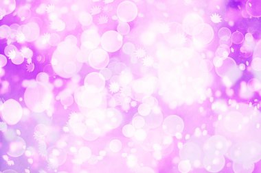 Bokeh ışıkları ve yıldız desenli şenlikli soyut arkaplan