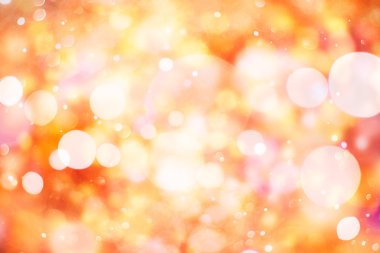 Bokeh ışıkları ve yıldız desenli şenlikli soyut arkaplan