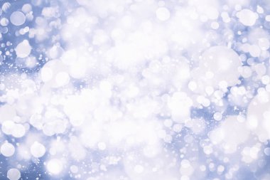 Bokeh ışıkları ve yıldız desenli şenlikli soyut arkaplan