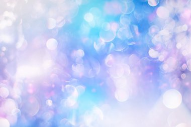 Bokeh ışıkları ve yıldız desenli şenlikli soyut arkaplan