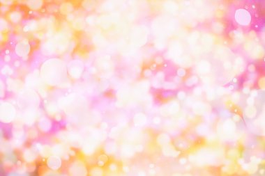 Bokeh ışıkları ve yıldız desenli şenlikli soyut arkaplan