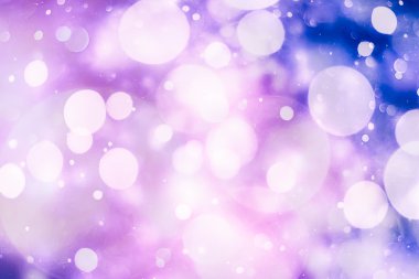 Bokeh ışıkları ve yıldız desenli şenlikli soyut arkaplan