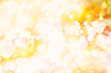 Bokeh ışıkları ve yıldız desenli şenlikli soyut arkaplan