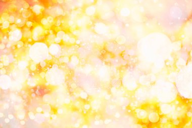Bokeh ışıkları ve yıldız desenli şenlikli soyut arkaplan