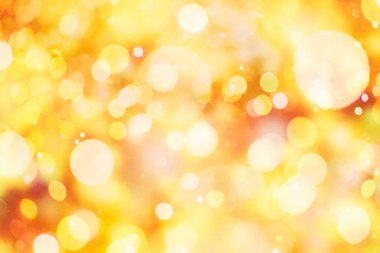 Bokeh ışıkları ve yıldız desenli şenlikli soyut arkaplan