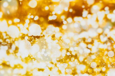 Bokeh ışıkları ve yıldız desenli şenlikli soyut arkaplan