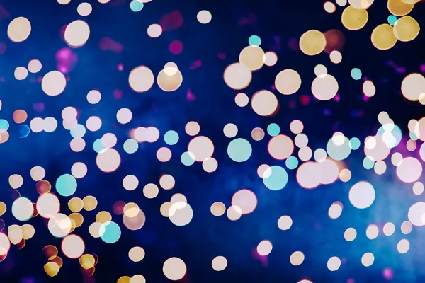 Fondo abstracto elegante festivo con luces bokeh y textura de estrellas —  Fotos de Stock