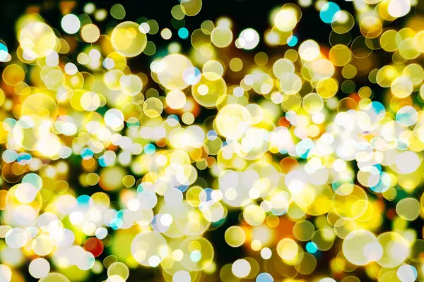 Fondo abstracto elegante festivo con luces bokeh y textura de estrellas —  Fotos de Stock