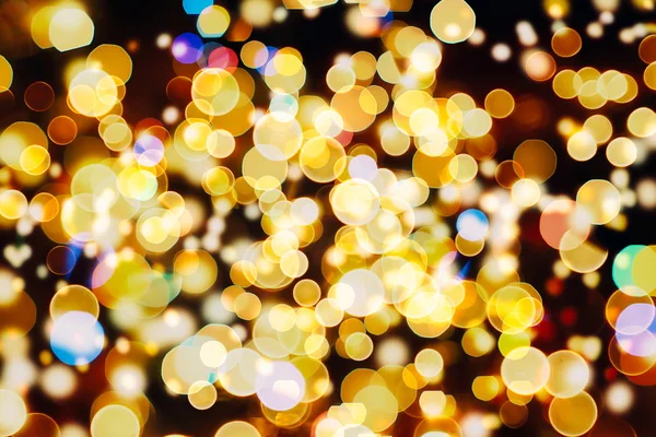 Elegante sfondo astratto festivo con luci bokeh e stelle Textureokeh luci e stelle Texture — Foto Stock
